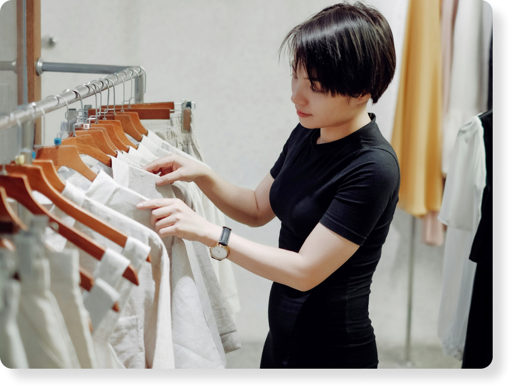Produzione di capi in un atelier